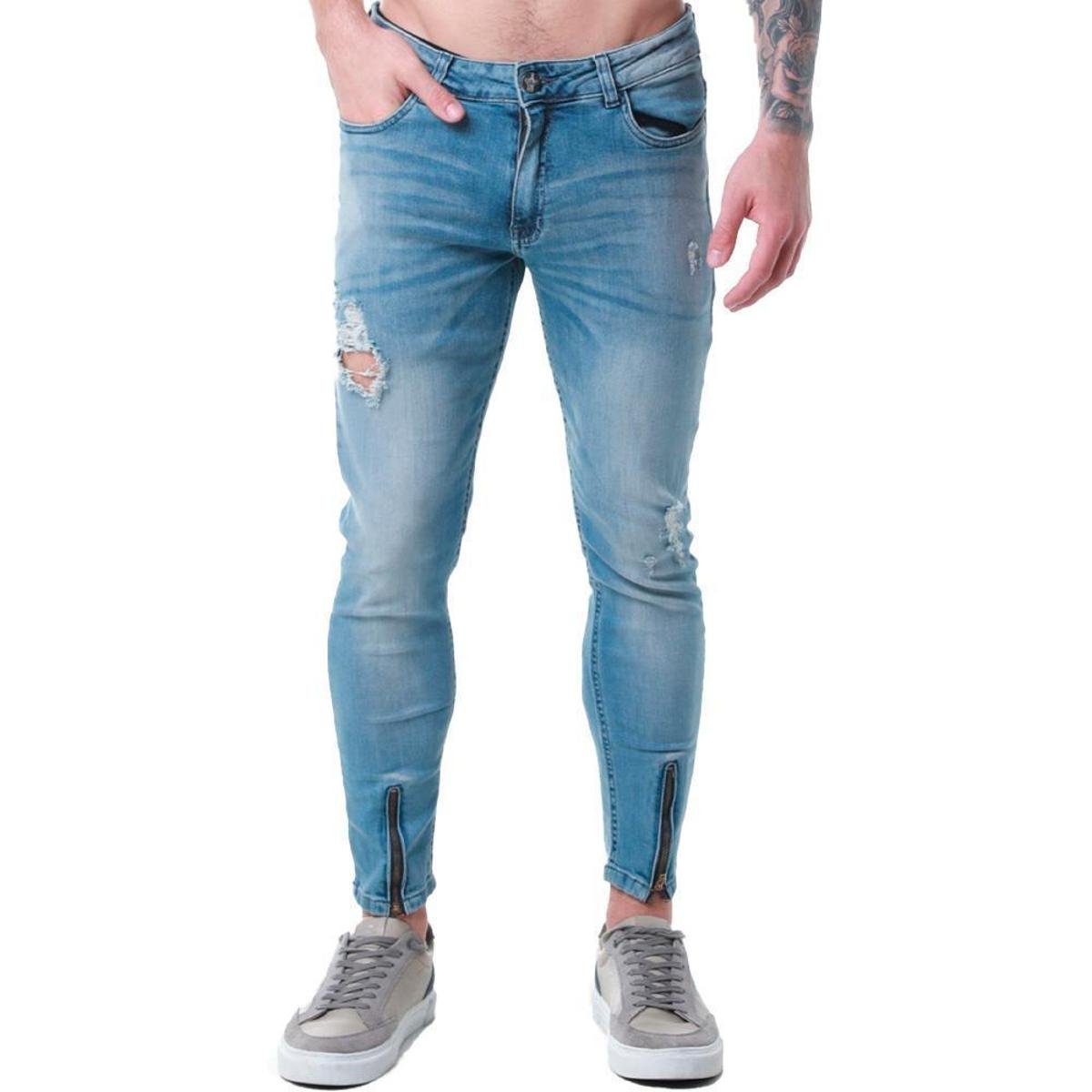 calça cintura baixa masculina